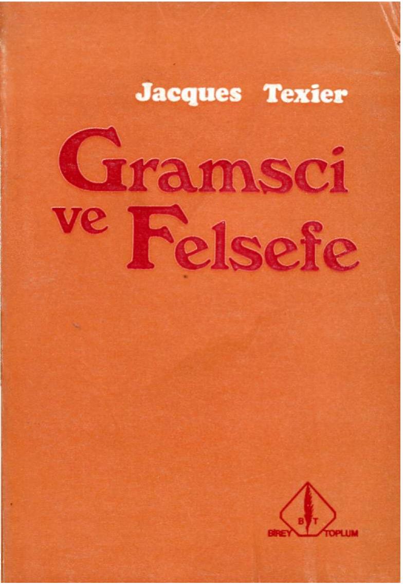 Gramsci ve Felsefe Kitap Kapağı