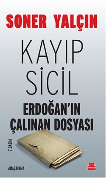 Kayıp Sicil: Erdoğan'ın Çalınan Dosyası Kitap Kapağı