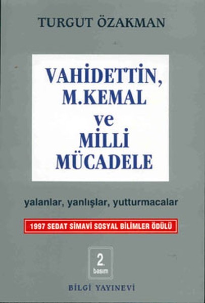 Vahidettin, Mustafa Kemal ve Milli Mücadele Kitap Kapağı