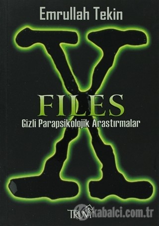 X-Files: Gizli Parapsikolojik Araştırmalar Kitap Kapağı