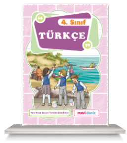4.Sınıf Türkçe Çalışma Kitabı Çözümlü PDF Mavideniz Kitap Kapağı